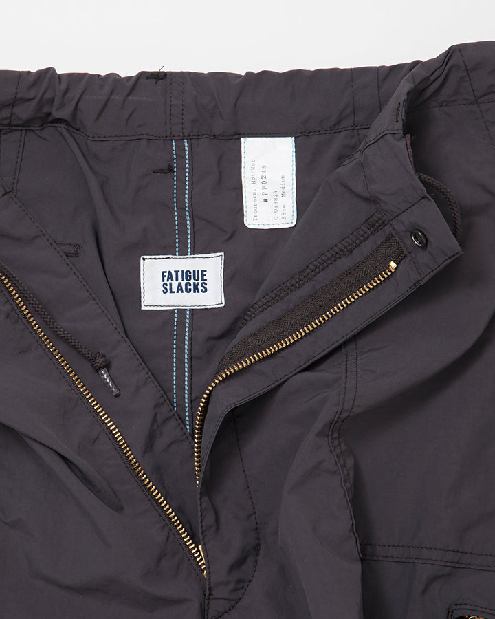 FP024S・UTILITY EASY SHORT SLACKS / Charcoal