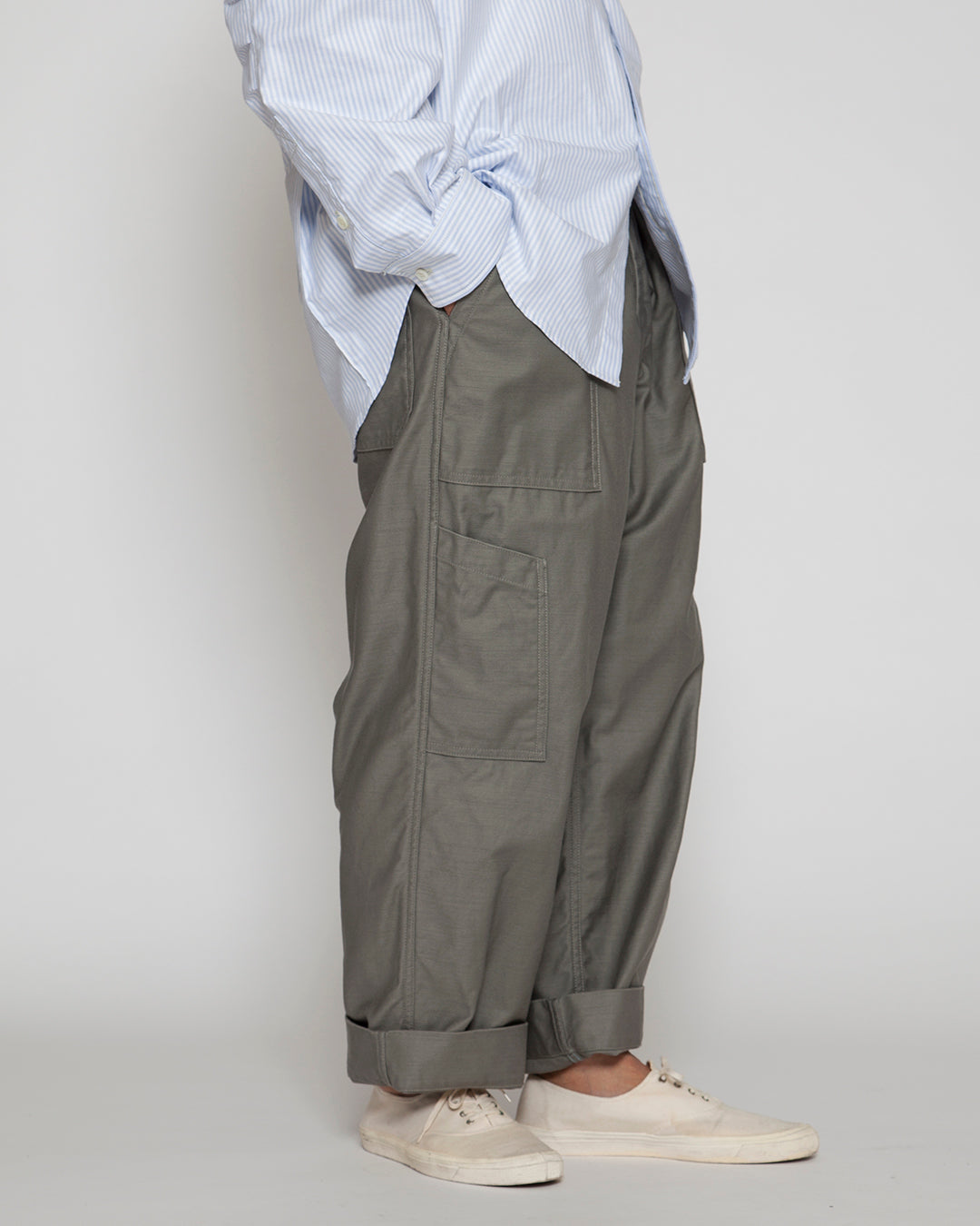 FP025・MECHANIC SLACKS / Sage Green