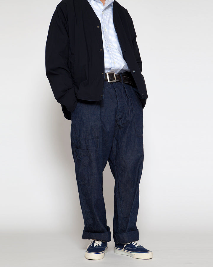 FP025・MECHANIC SLACKS / Indigo Denim