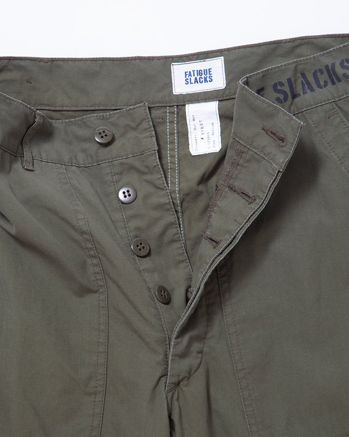 FP027 - M-47 UTILITY SLACKS / Olive Green w/ Bio-wash