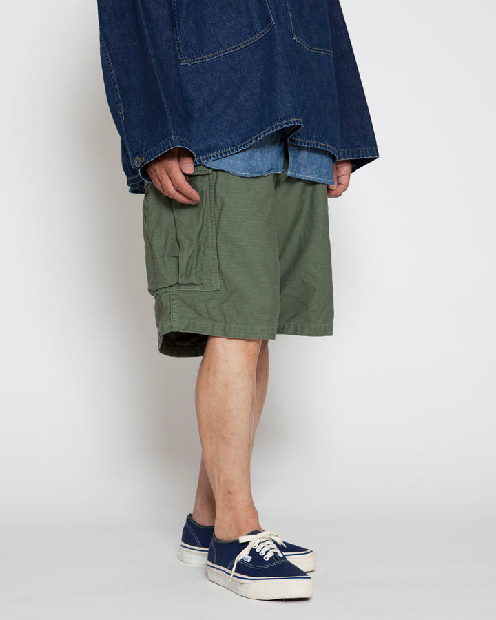 FP029・M-51 SHORT SLACKS / Light OG w/ Bio-wash