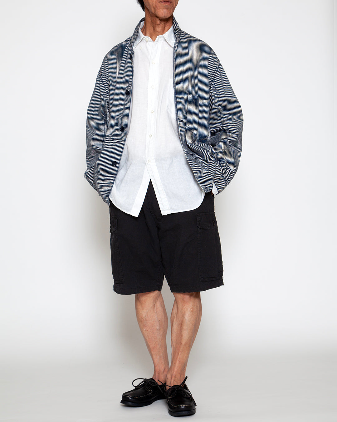 FP030 - a-1 clothing × FATIGUE SLACKS・ROYAL TAILOR・B.D.U SHORT SLACKS / Black