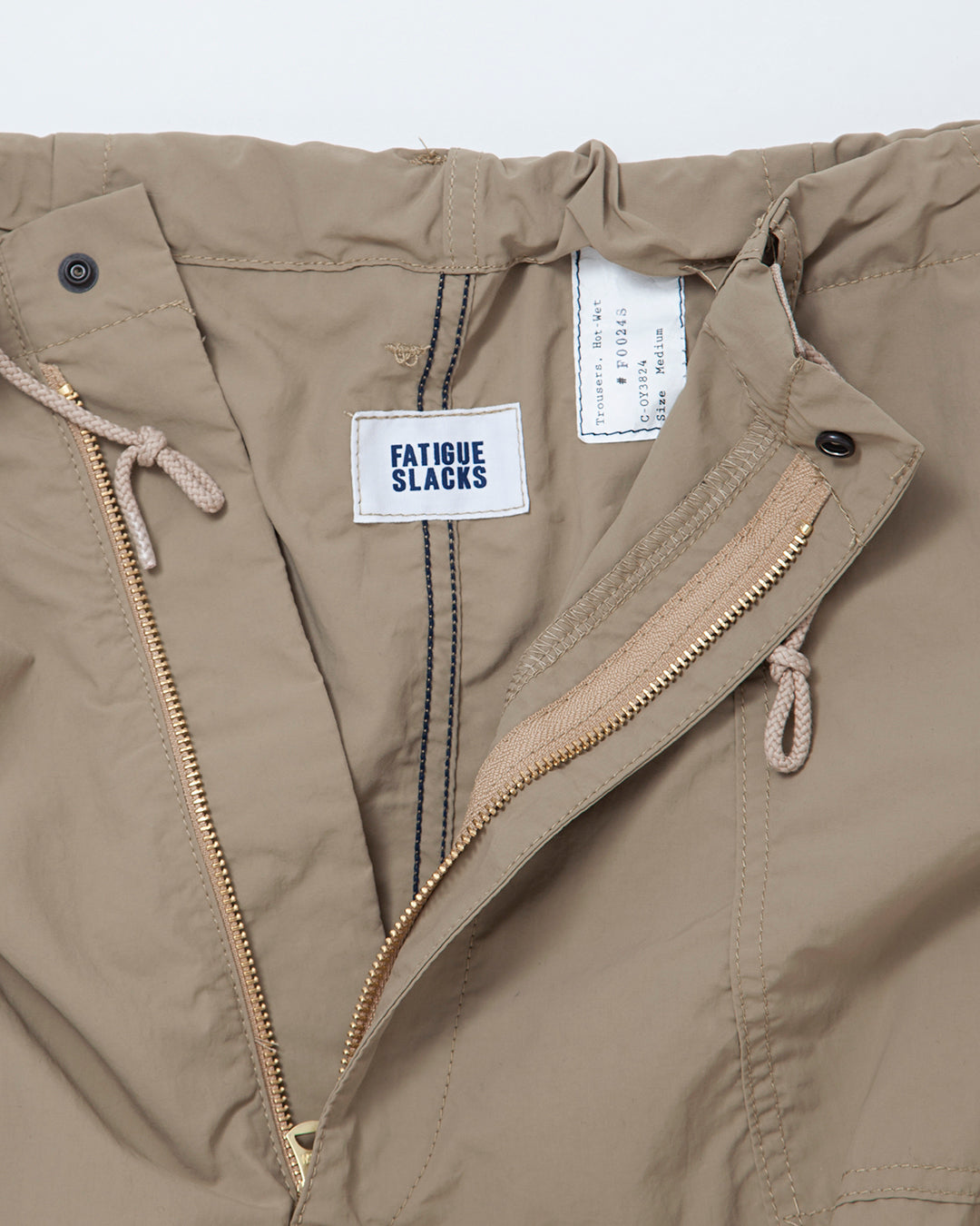 FP024S・UTILITY EASY SHORT SLACKS / Khaki