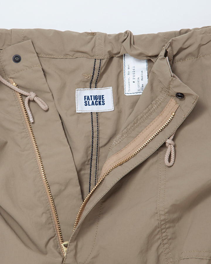 FP024S・UTILITY EASY SHORT SLACKS / Khaki