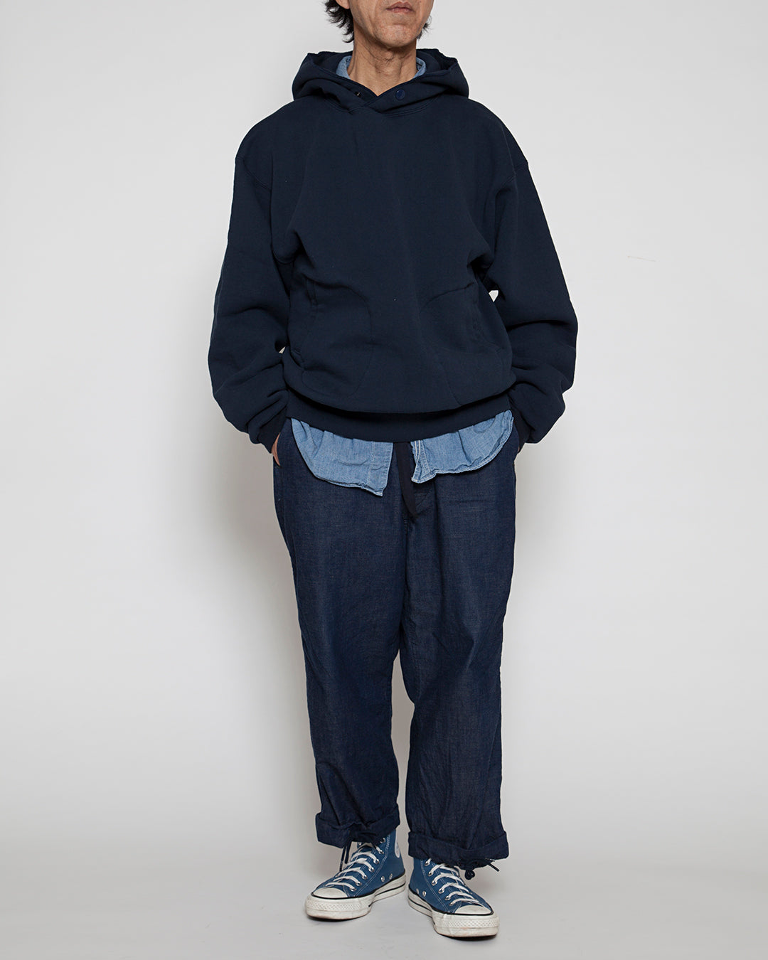 SPALDING × THE CORONA UTILITY - CC003・NAVY ATHLETIC PARKA / Navy