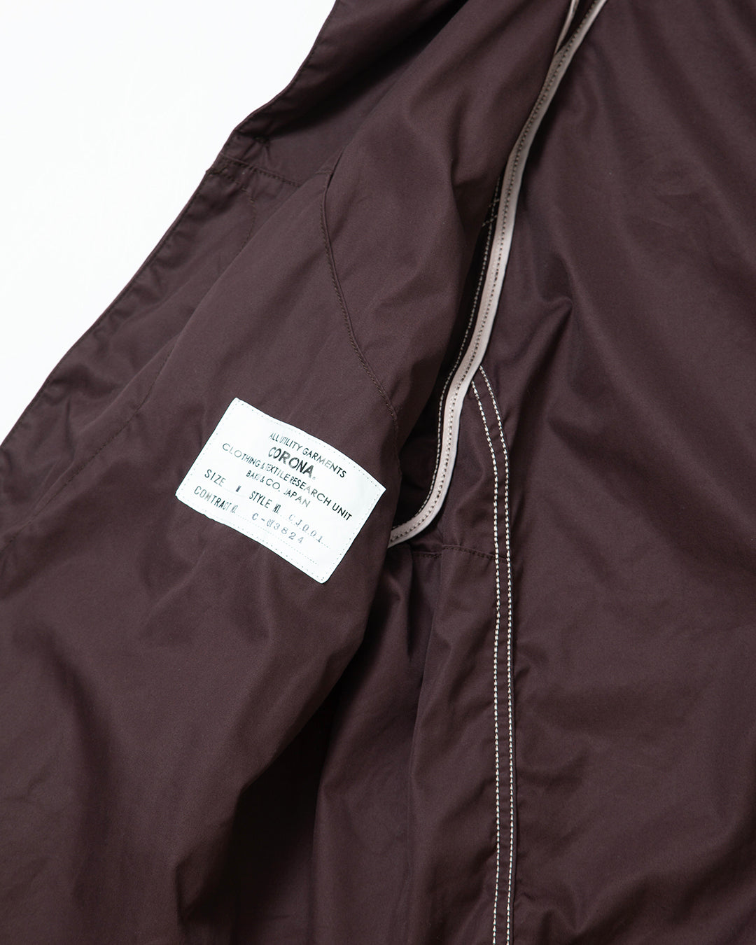 CJ001 - CORONA・GAME JACKET / Dark Brown