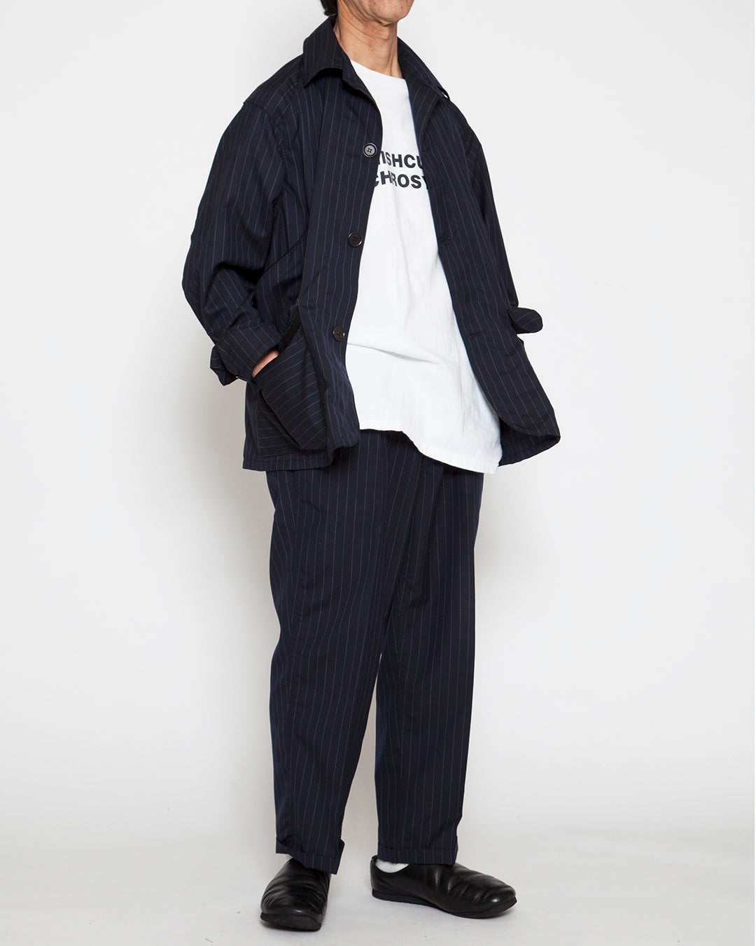 CJ001L・GAME JACKET LIGHT / Pinstripe on Navy