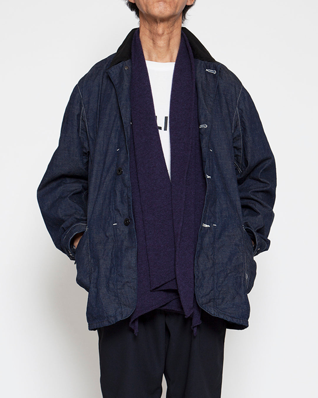 CJ002・UTILITY WORK COAT / Indigo Denim – THE CORONA UTILITY