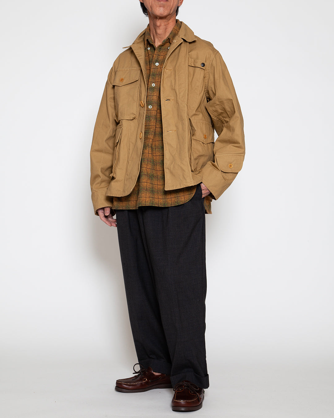 CJ005 - MACY FISHING JACKET / Dry Khaki