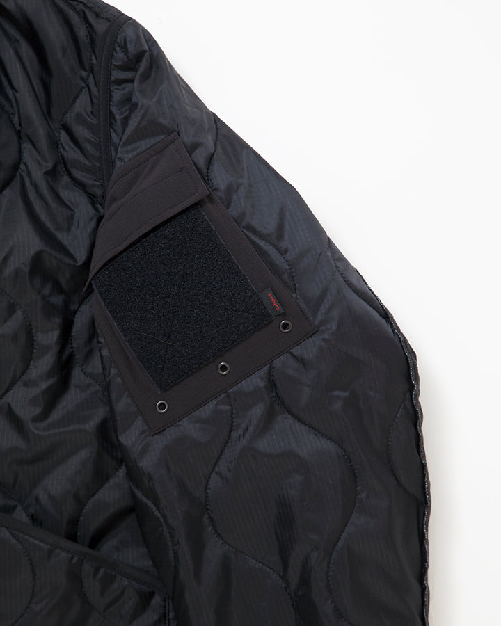 CJ020・ COMBAT QUILTING LINER JACKET / Black