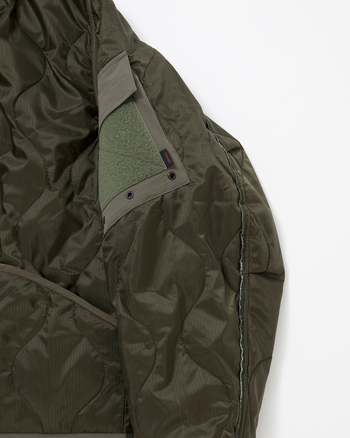 CJ020・ COMBAT QUILTING LINER JACKET / Olive Green