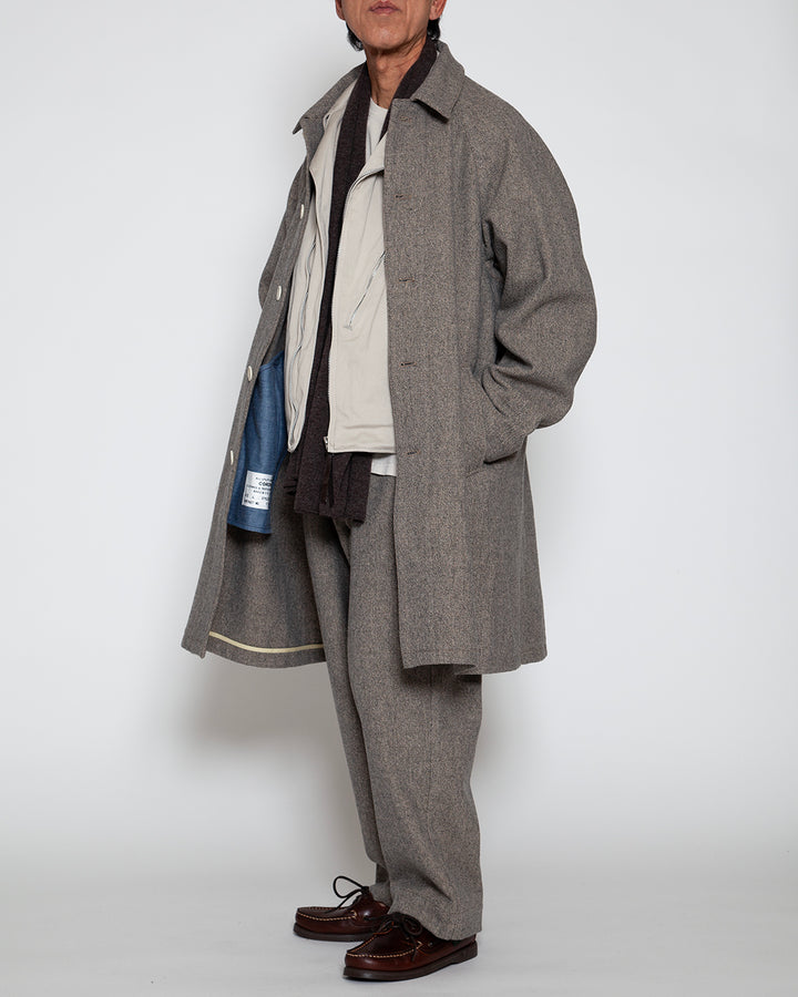 CJ027L - CORONA・UP DUSTER COAT / Melange Sand