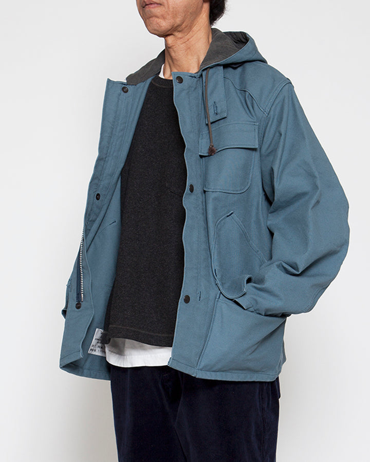 CJ053・GAME PARKA JACKET / Cyan Blue