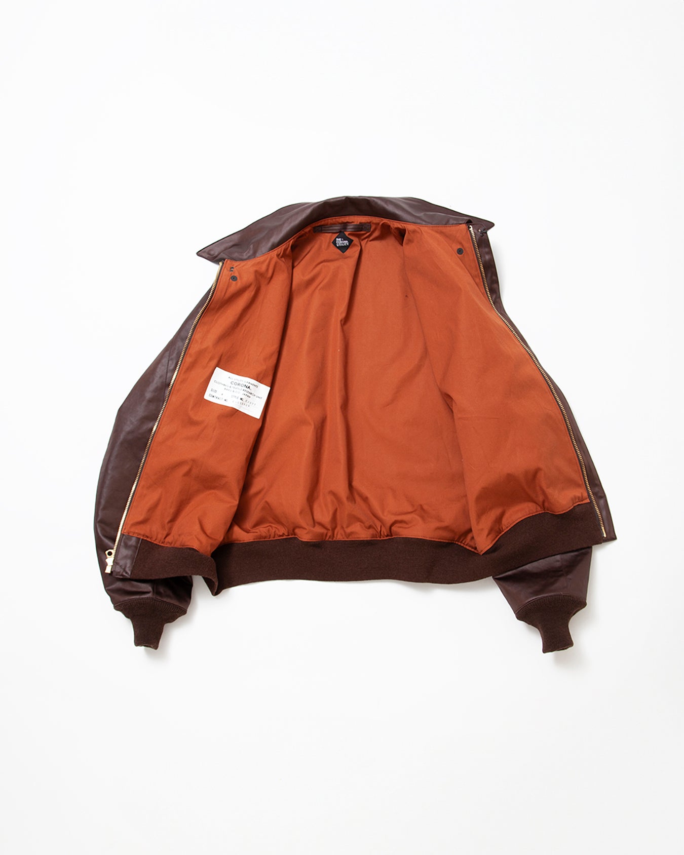 CJ077 - A-2 JACKET / Brown – THE CORONA UTILITY