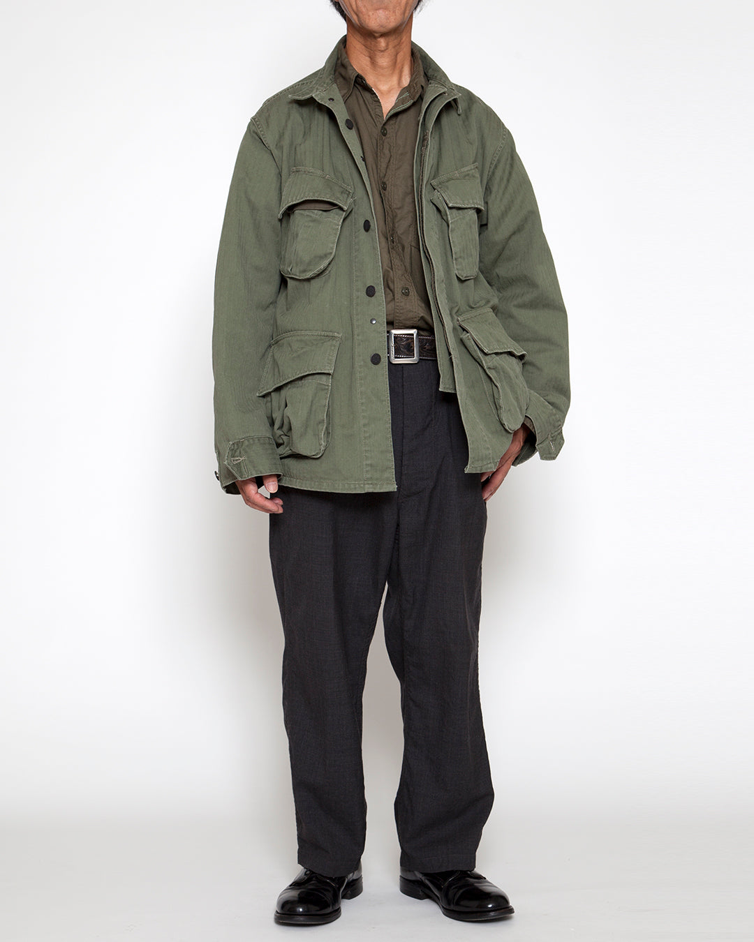 CJ096 - CORONA・JUNGLE JACKET / Light OG w/Bio-wash