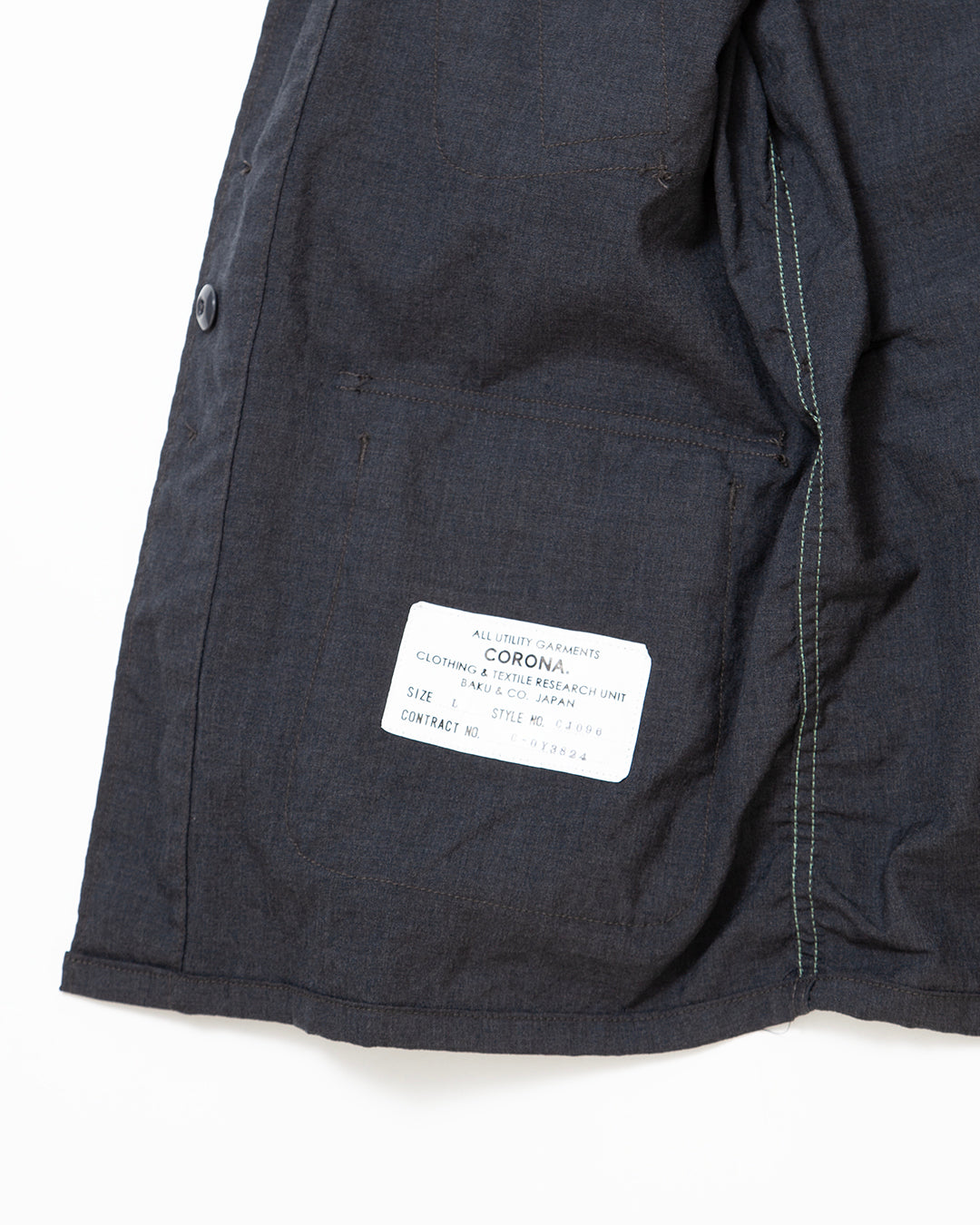 CJ096 - CORONA・JUNGLE JACKET / Top Charcoal