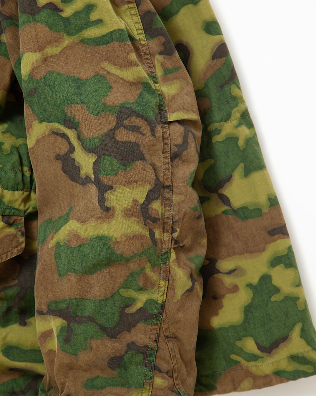 CJ112 - CORONA・M-65 FIELD JACKET / ERDL "GREEN in COUNTRY" w/ Special Bio-wash