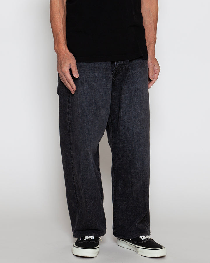 CP005 - W05 5POCKET / Black Denim w/ Special Bio-wash