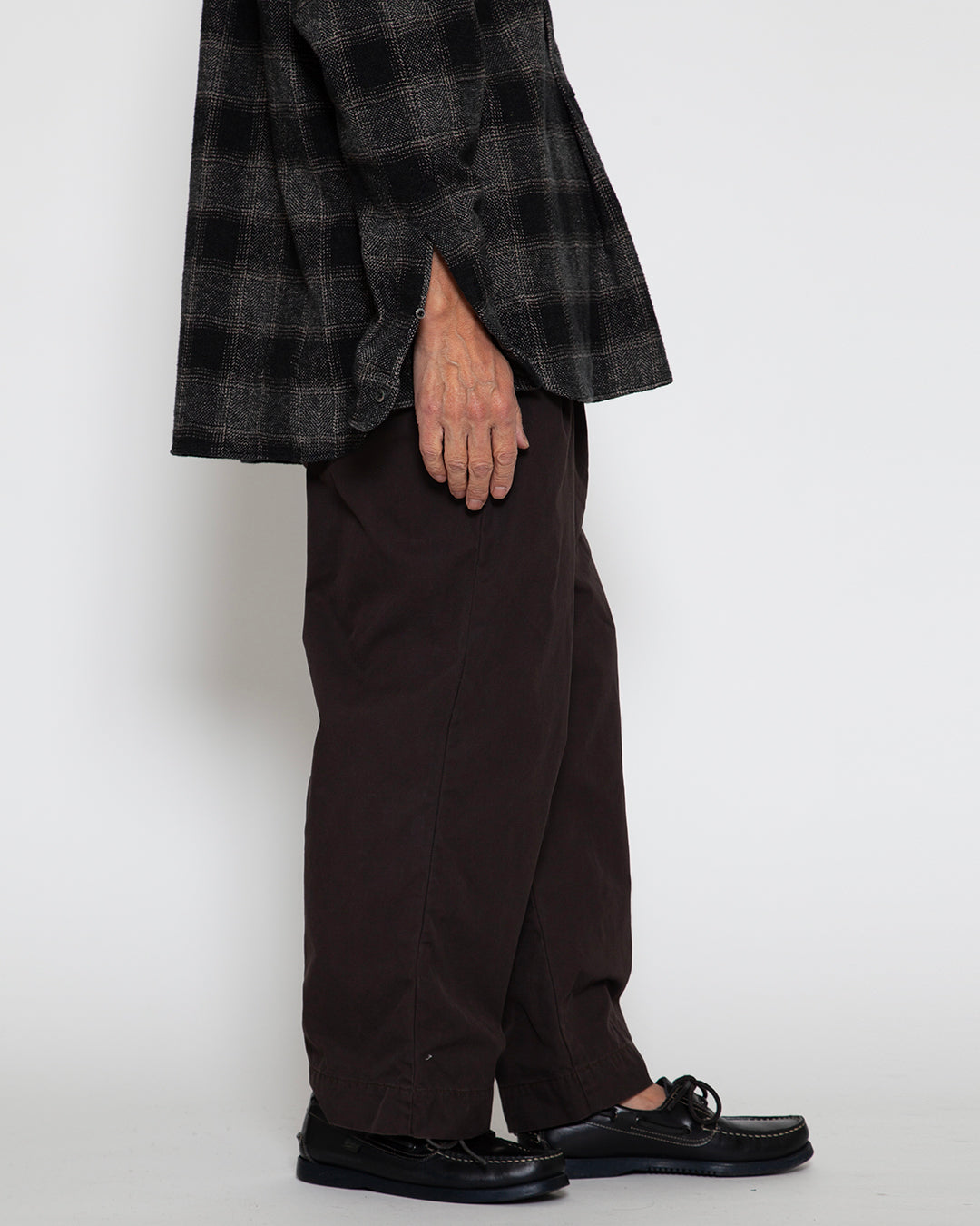 CP026 - 2T DESERT SLACKS / Chocolate Brown w/ Bio-wash