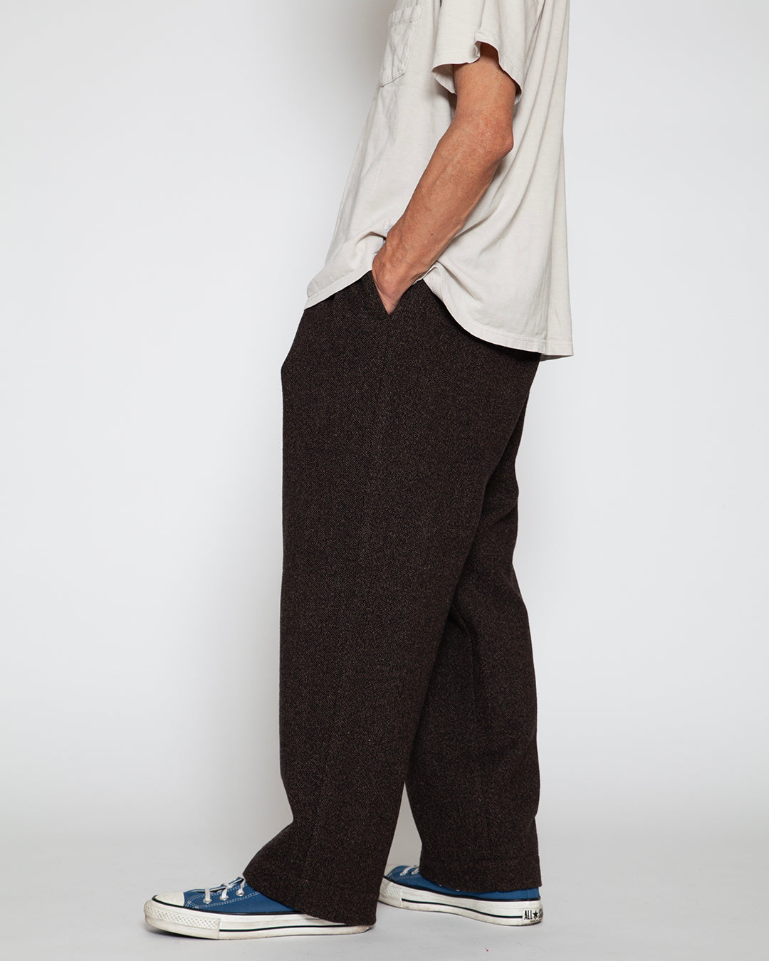 CP026 - 2T DESERT SLACKS / Melange Brown