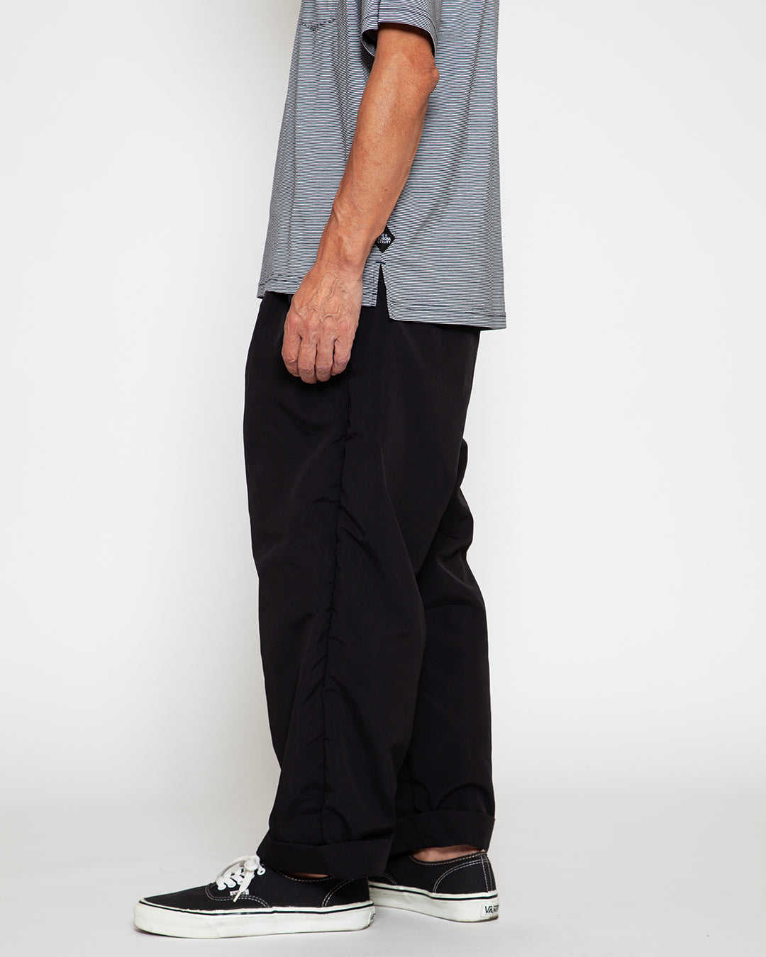 CP027E - DESERT EASY SLACKS / Black