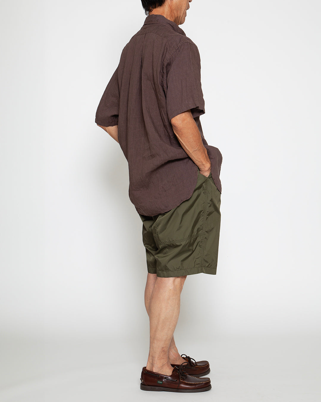 CS005S - W.C.W SHIRT PULLOVER S/S / Brown