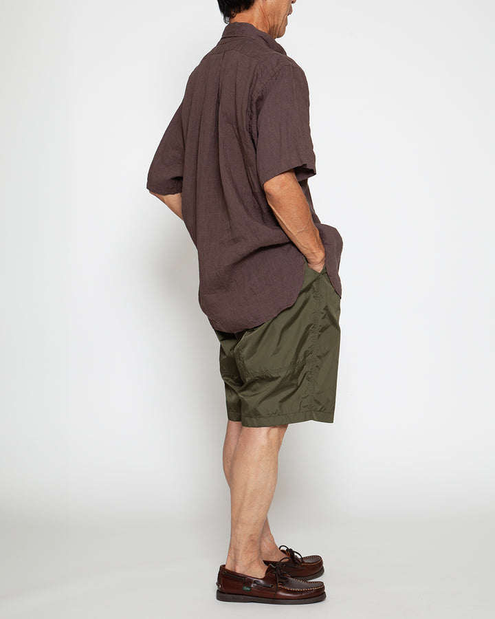 CS005S - W.C.W SHIRT PULLOVER S/S / Brown