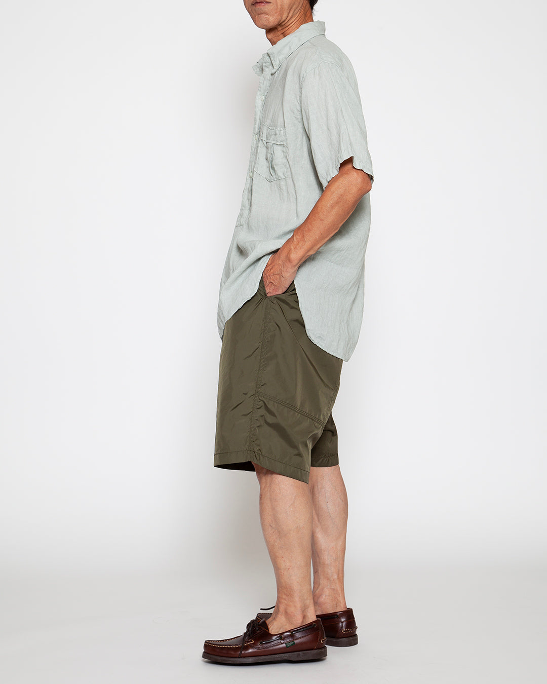 CS005S - W.C.W SHIRT PULLOVER S/S / Mint Grey