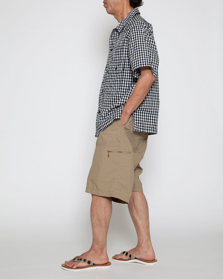 CS011S・UTILITY FIELD SHIRT / Monotone Gingham Check