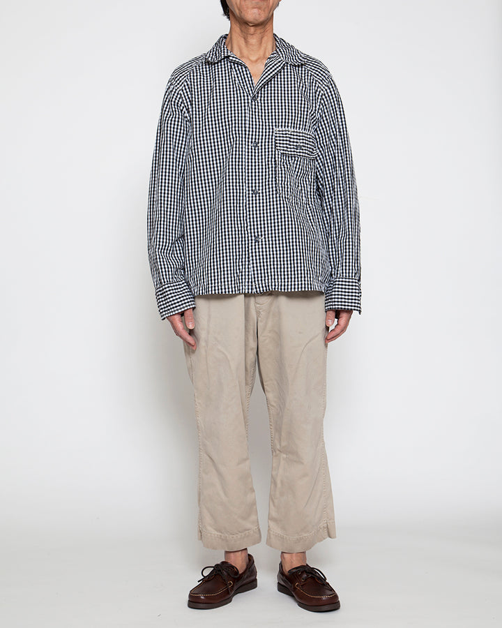 CS013・UTILITY FIELD SHIRT / Monotone Gingham Check