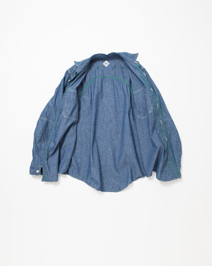 CS014 - CORONA・W-YOKE SHIRT / Blue Chambray