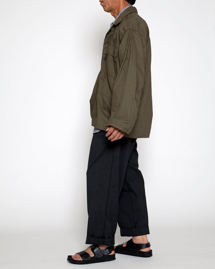CSJ004 - CORONA・A.M PULLOVER JACKET / Olive Green