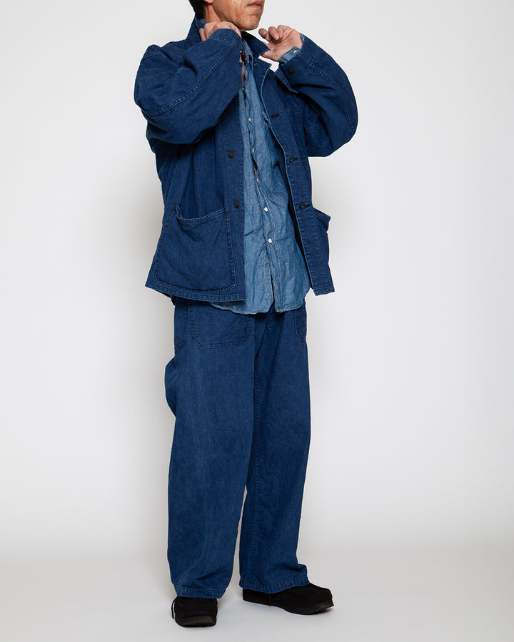 CSJ005 - N-3 JUMPER / Indigo Denim w/ Bio-wash