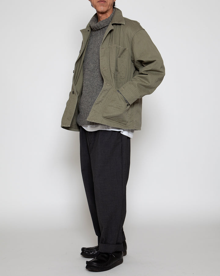CSJ005 - N-3 JUMPER / Light OG w/ Bio-wash