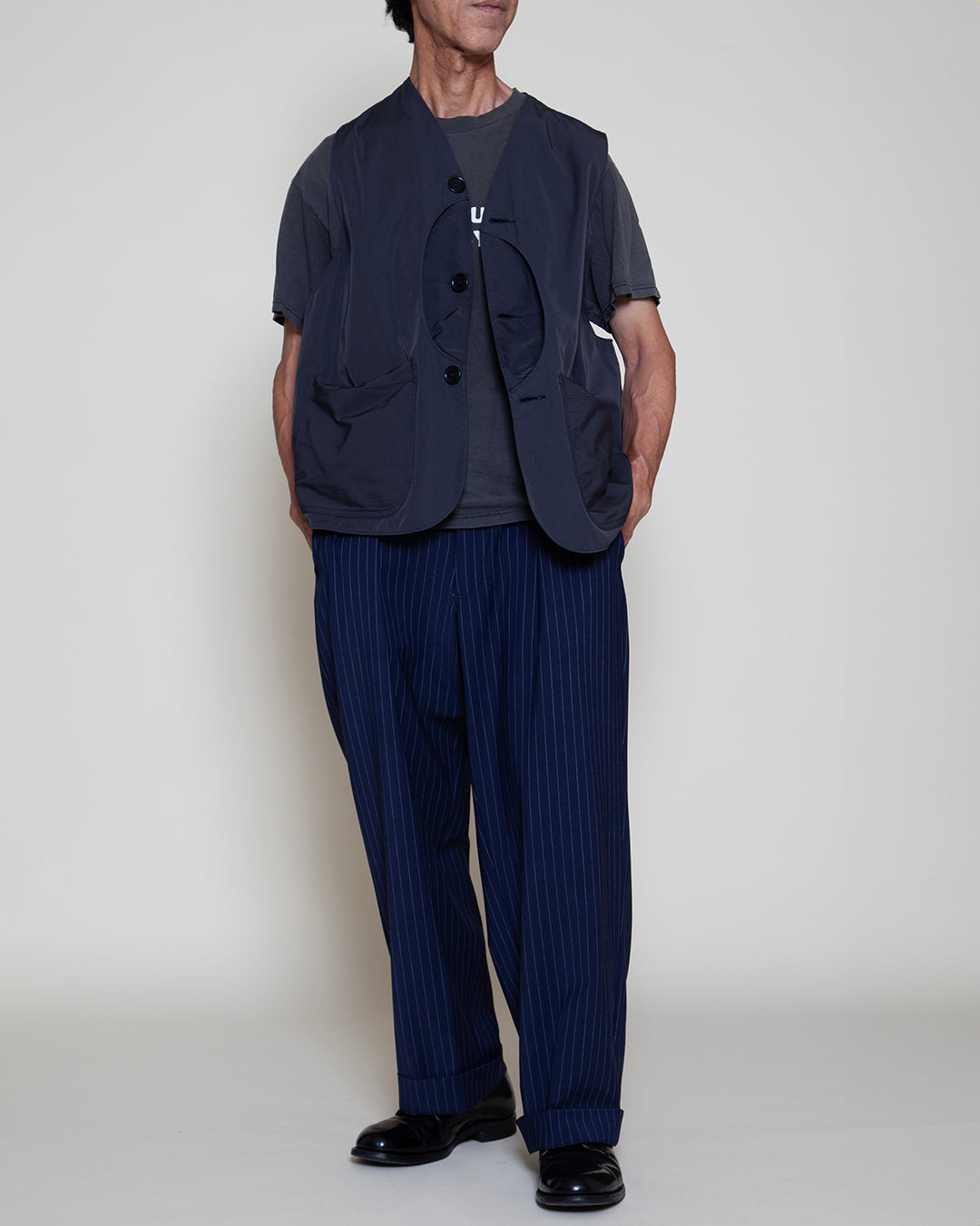 CV002 - CORONA・GAME VEST / Charcoal Gray