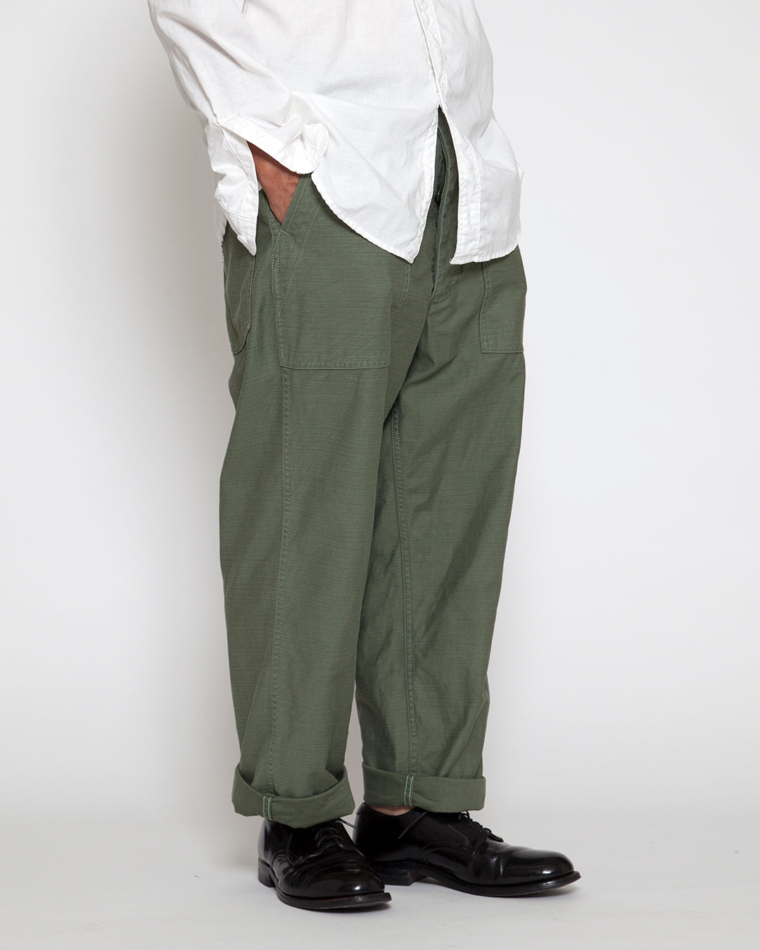 FP001・UTILITY SLACKS / Light OG w/ Bio-wash