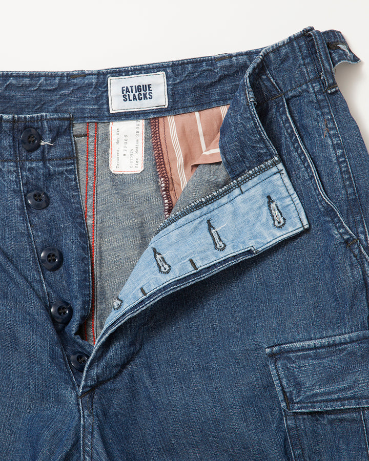 FP006・JUNGLE SLACKS / Indigo Denim
