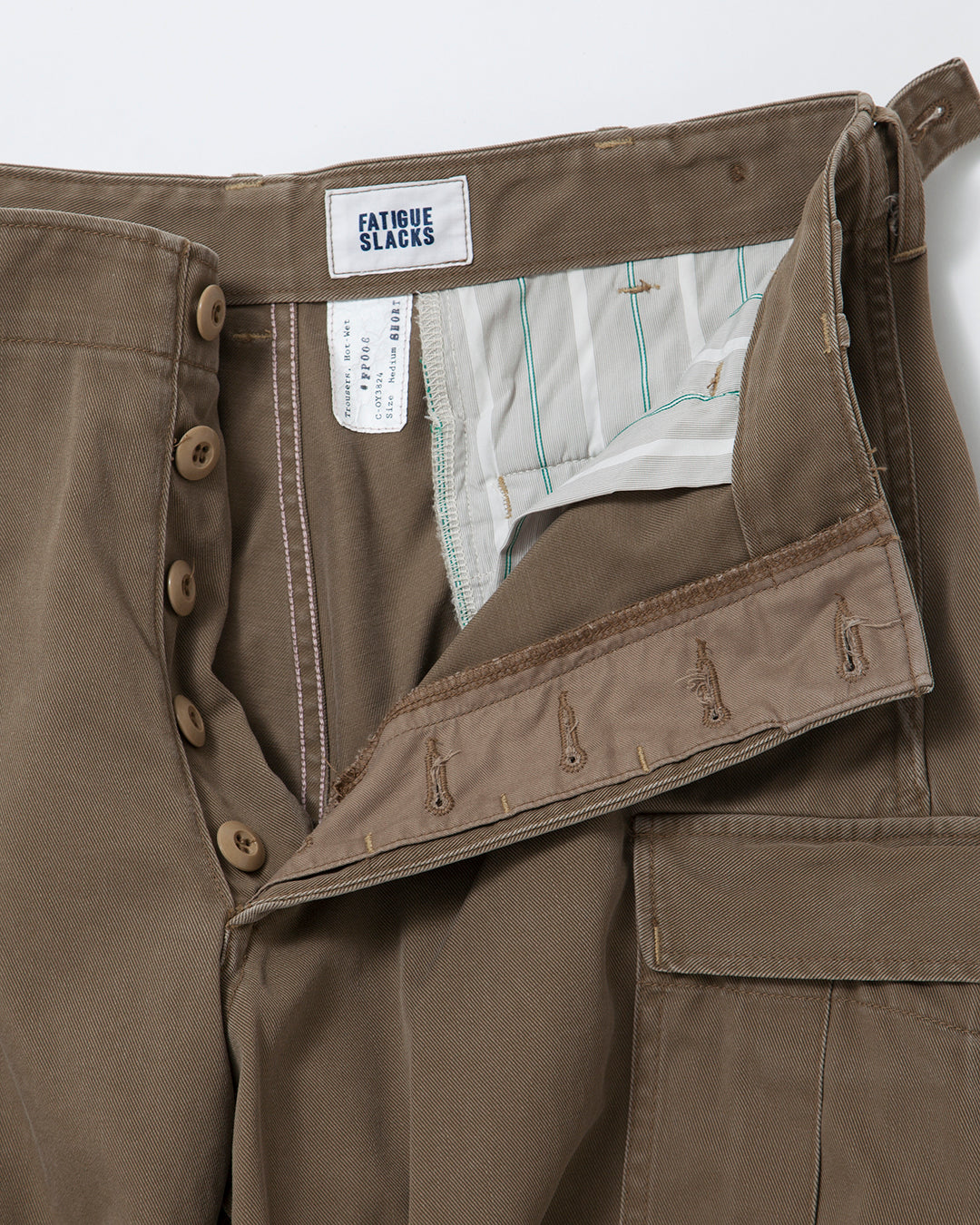 FATIGUE SLACKS - FP006・JUNGLE SLACKS / Dark Khaki