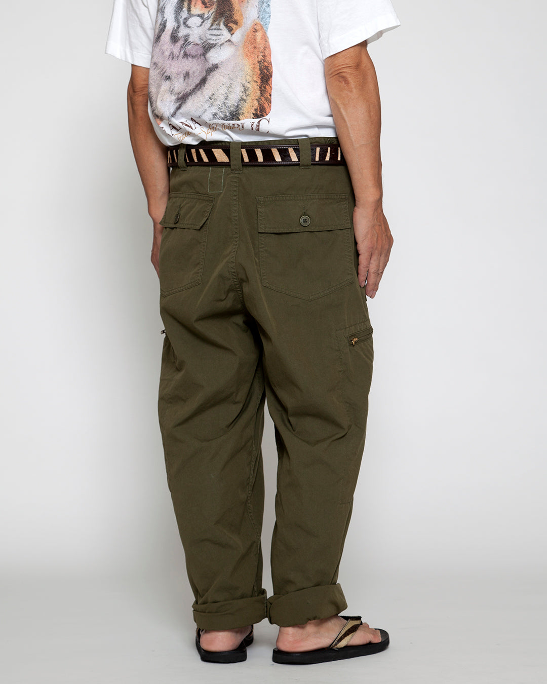 FP008・ADVISOR SLACKS / Olive Green