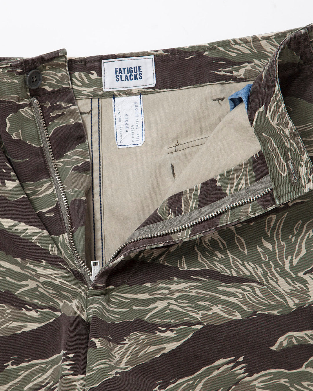 FP019 - TIGER SLACKS / Tiger Stripe w/ Special Bio-wash