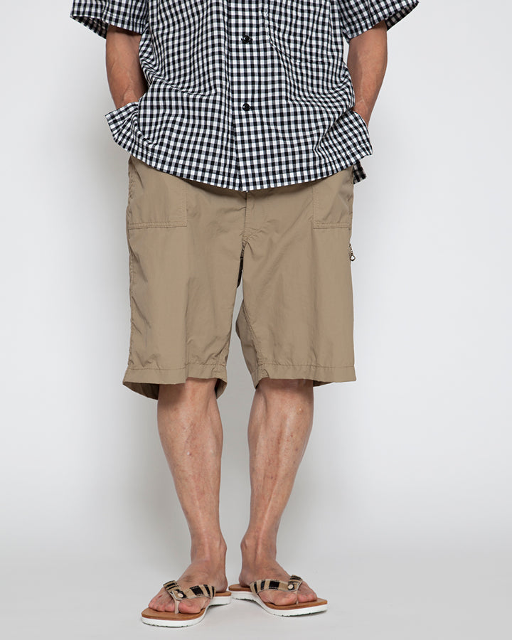 FP024S・UTILITY EASY SHORT SLACKS / Khaki
