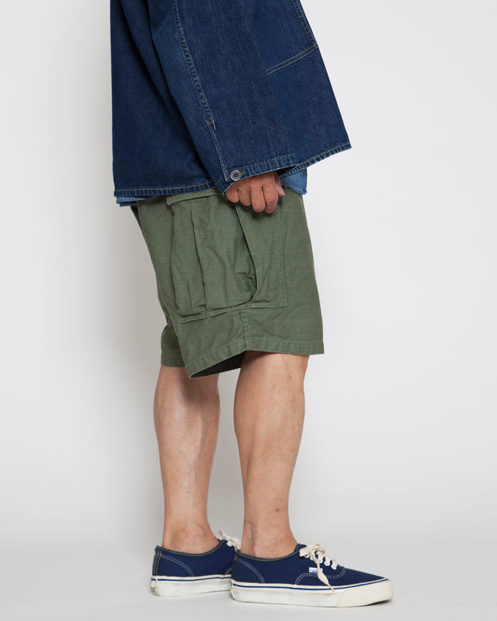 FP029・M-51 SHORT SLACKS / Light OG w/ Bio-wash