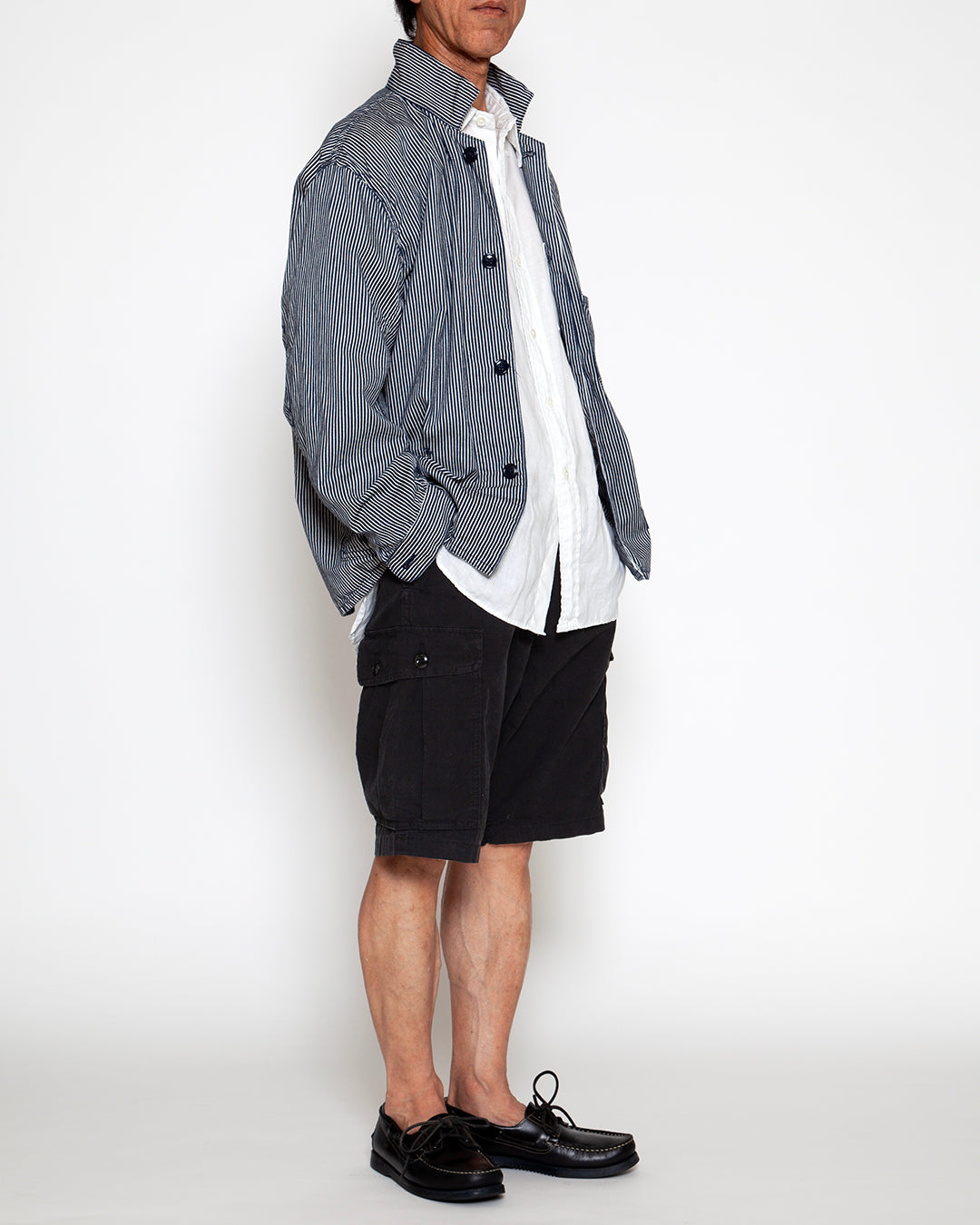 FP030 - a-1 clothing × FATIGUE SLACKS・ROYAL TAILOR・B.D.U SHORT SLACKS / Black