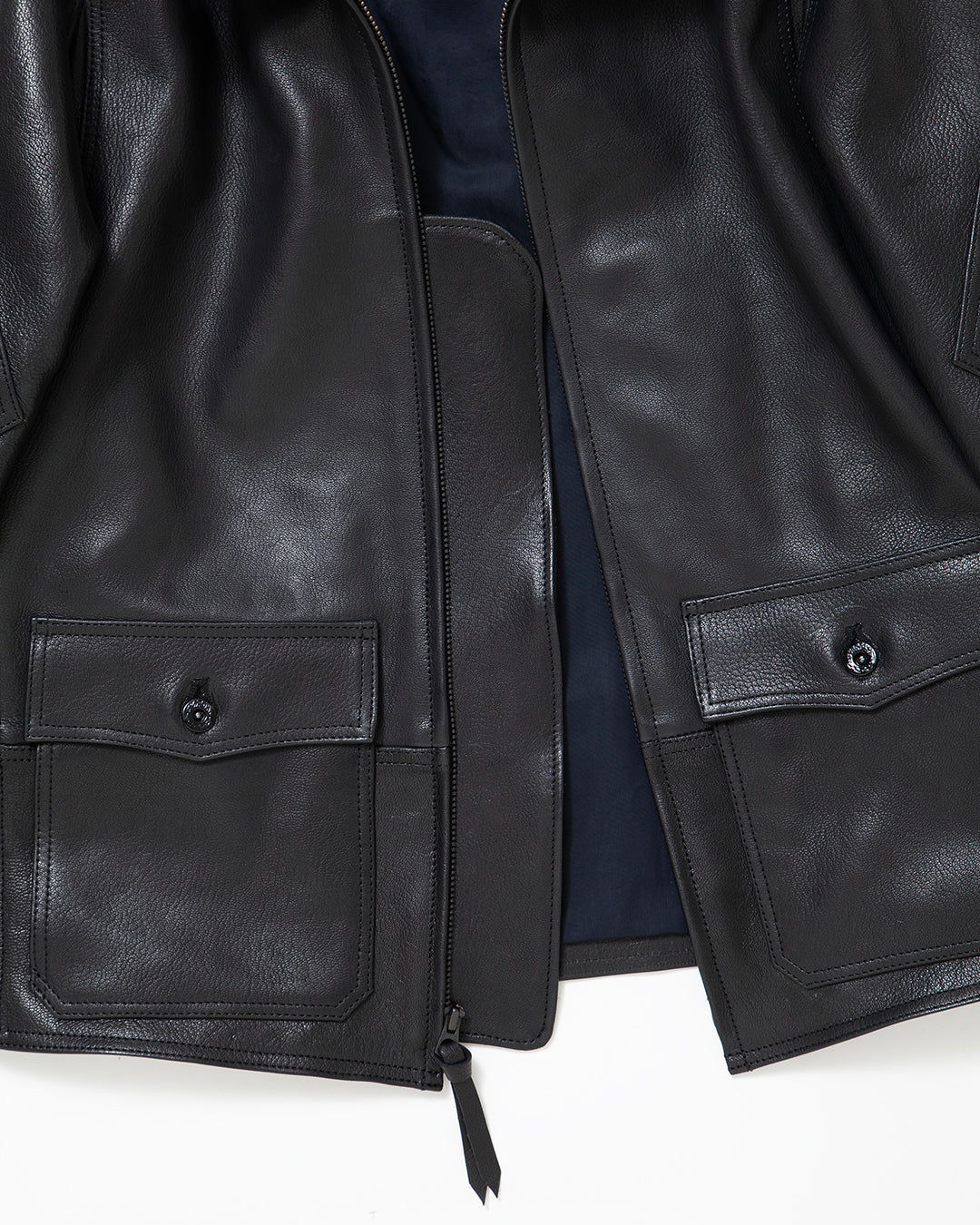 WG001 - Willis & Geiger "G-8" / Black Goat Leather