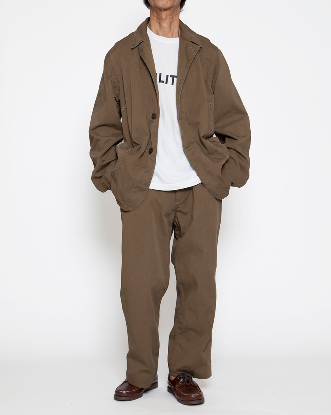 CJ002・UTILITY WORK COAT / Dark Khaki – THE CORONA UTILITY