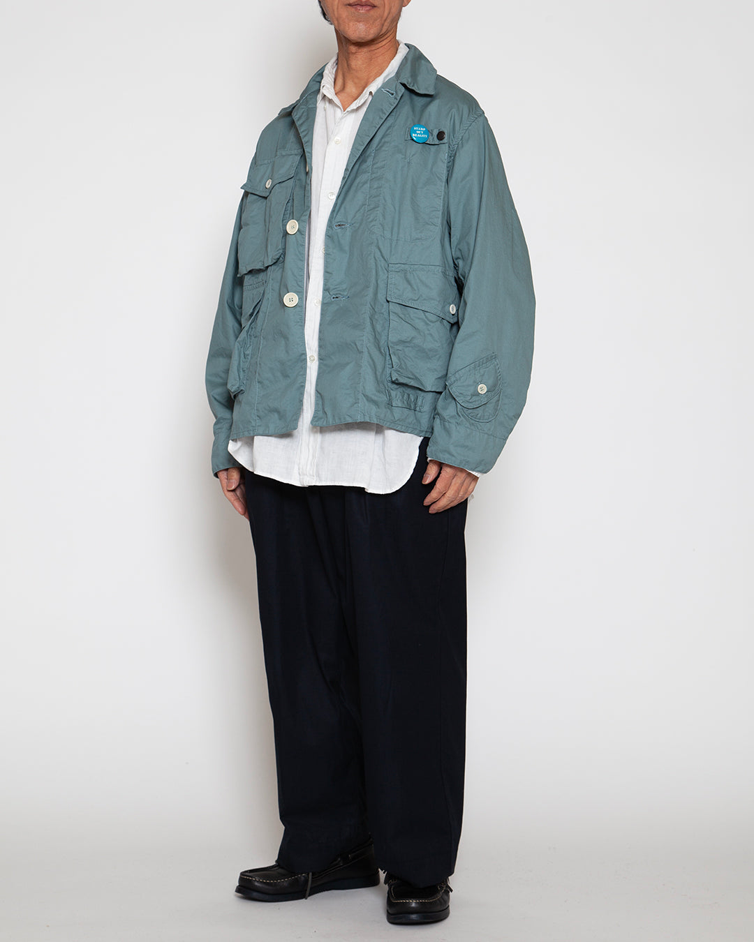 CJ005 - MACY FISHING JACKET / Dull Blue
