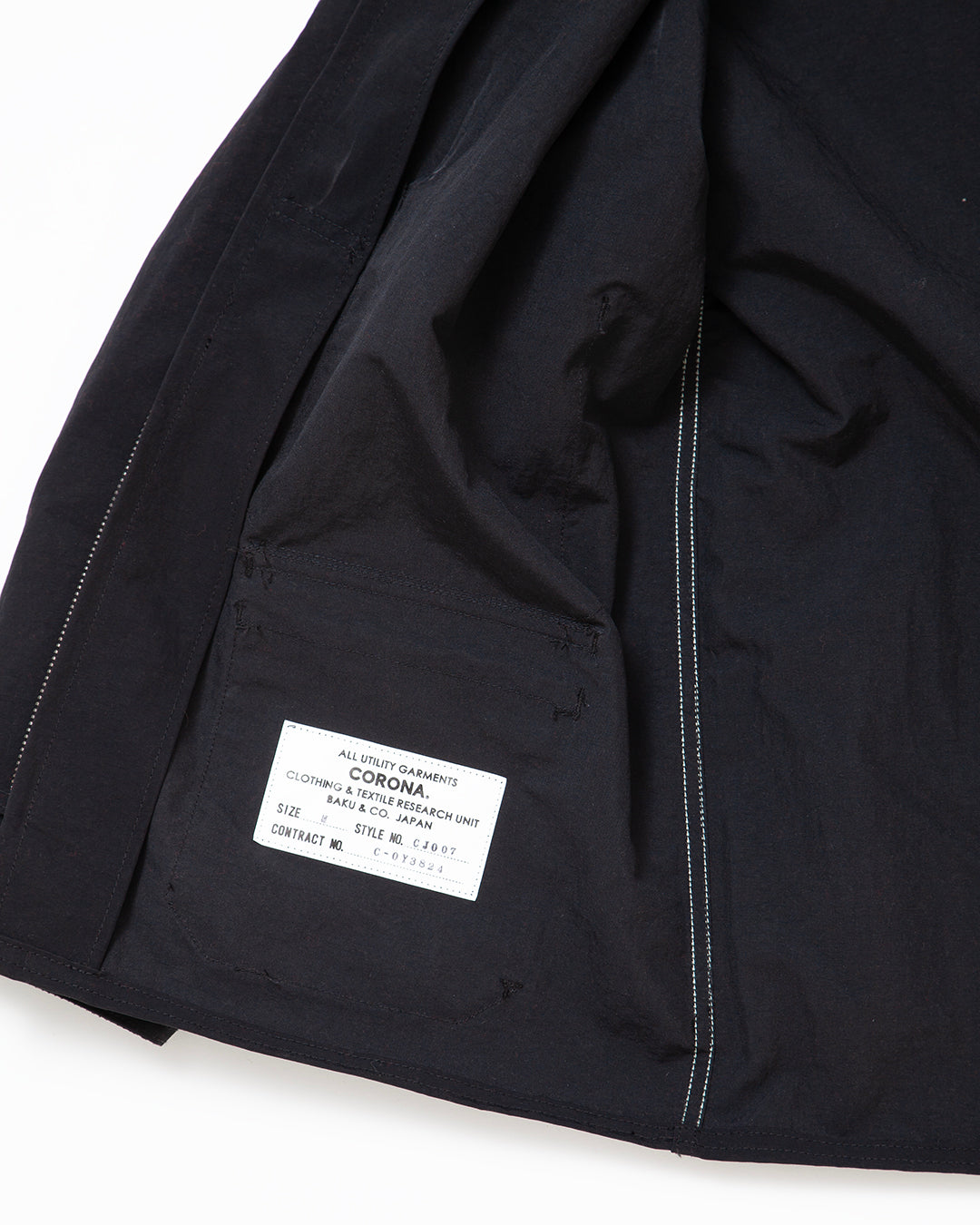 CJ007 - CORONA・ZIP LOGGER / Black