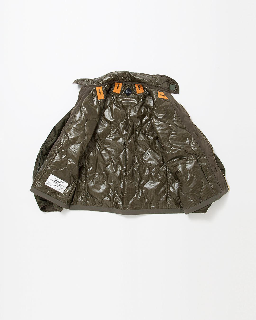 CJ020・ COMBAT QUILTING LINER JACKET / Olive Green
