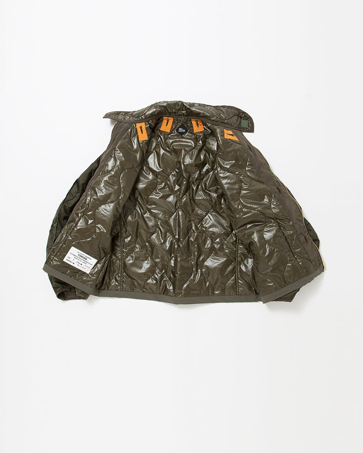 CJ020・ COMBAT QUILTING LINER JACKET / Olive Green