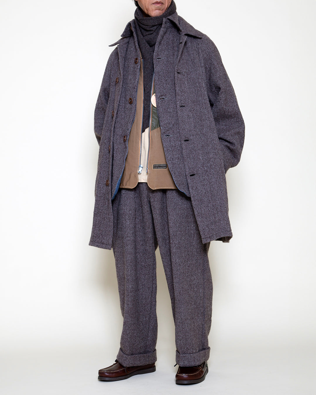 CJ027 - CORONA・UP DUSTER COAT / Greige